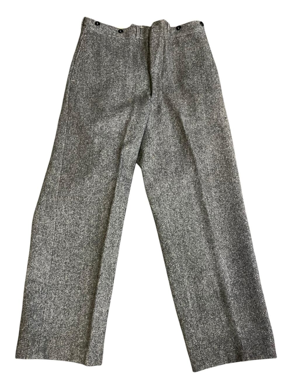 Vtg Eddie Bauer/Expedition outfitter-Pants Men 35x31-Heavy wool Hunting-Gray-13